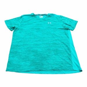 Under Armour Men’s Running Shirt, Fitted, Size XXL, Green